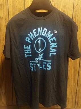 WWE Black Short-Sleeve 'The Phenomenal One  AJ Styles' Graphic Tee - Large